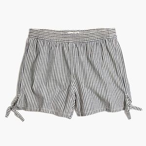 Madewell pull-on side-tie shorts